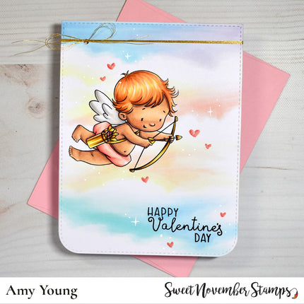Digital Stamp - Baby Cupid: Cupid's arrow