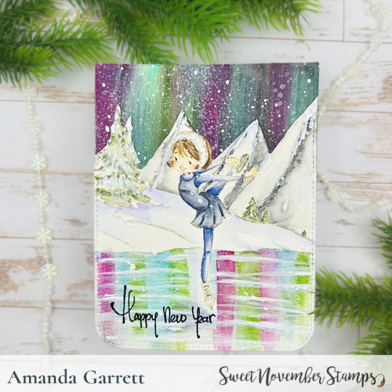 Clear Stamp Set - Skating By