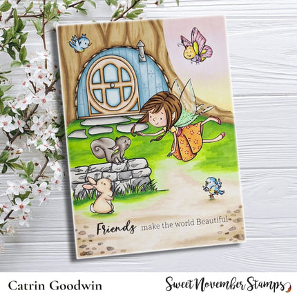 Digital Stamp - Flight of the Fairies: Audrey and Hugo