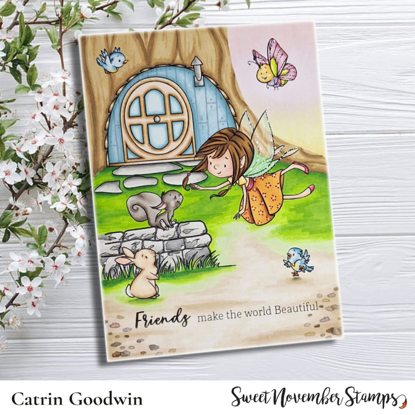 Digital Stamp - Flight of the Fairies: Audrey and Hugo