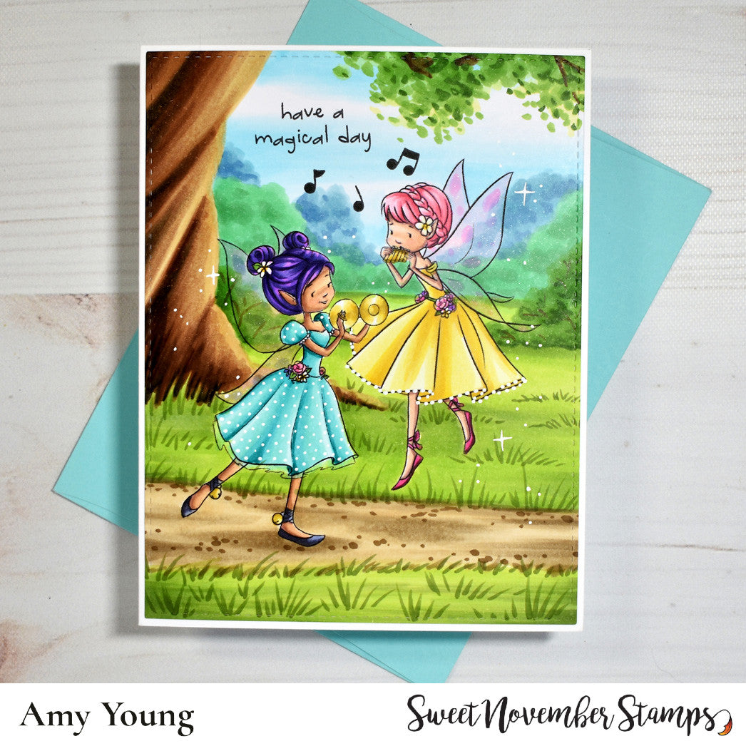 Digital Stamp - Flight of the Fairies: Lavinia