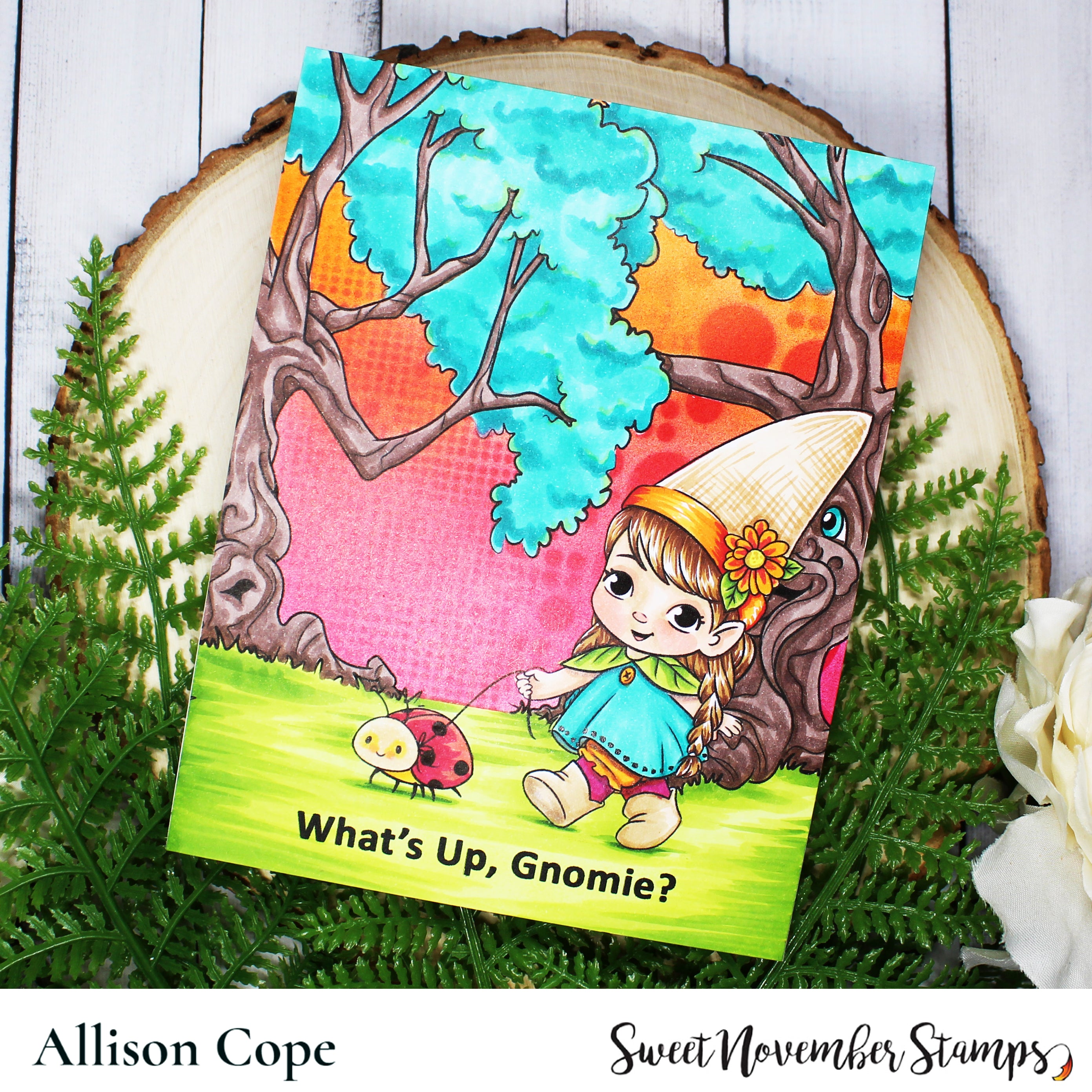 Digital Stamp - Li'l Gnomie: Gnaomi