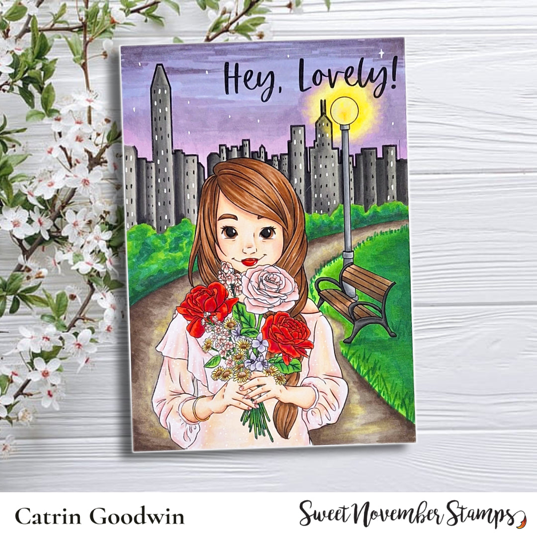 Digital Stamp - May Flowers: Mary Kate