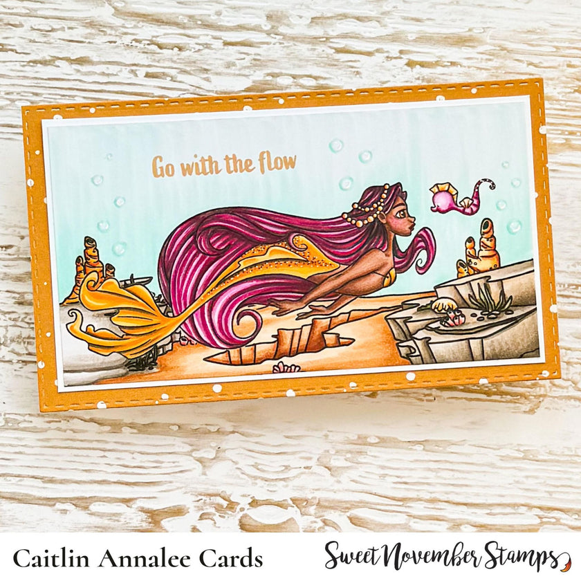 Clear Stamp Set - Background Builder: The Deep