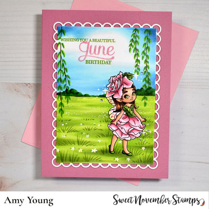 Clear Stamp Set - June Rose Fairy
