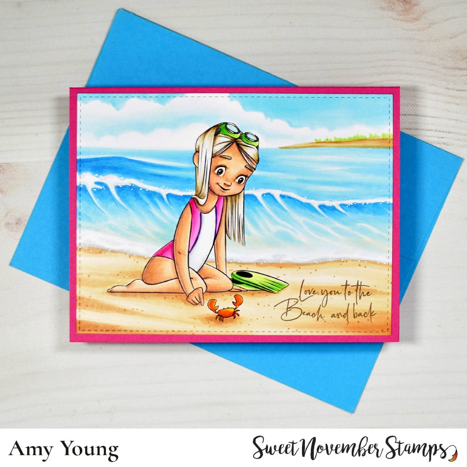 Digital Stamp - Beach Day