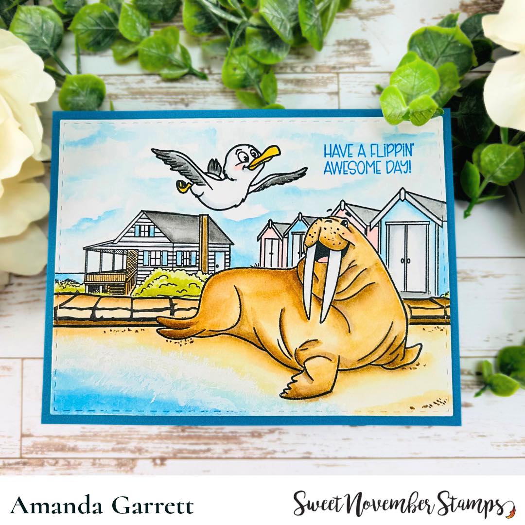 Clear Stamp Set - Background Builder: Coastal Getaway