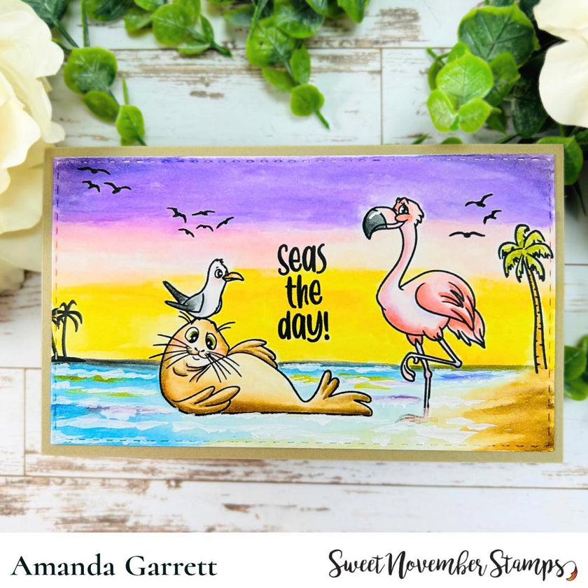 Clear Stamp Set - Tide Pool Pals