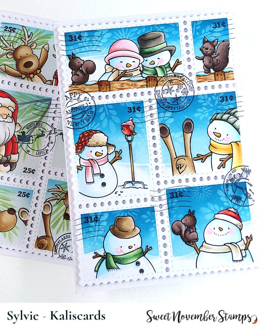 Clear Stamp Set - Postage Pals: Snowmen