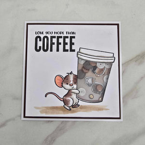 Clear Stamp Set - More than Coffee (Limited Edition)