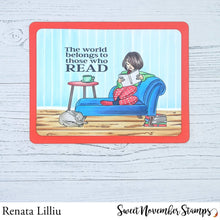 Load image into Gallery viewer, Clear Stamp Set - Simple Room Reading Nook Add-On
