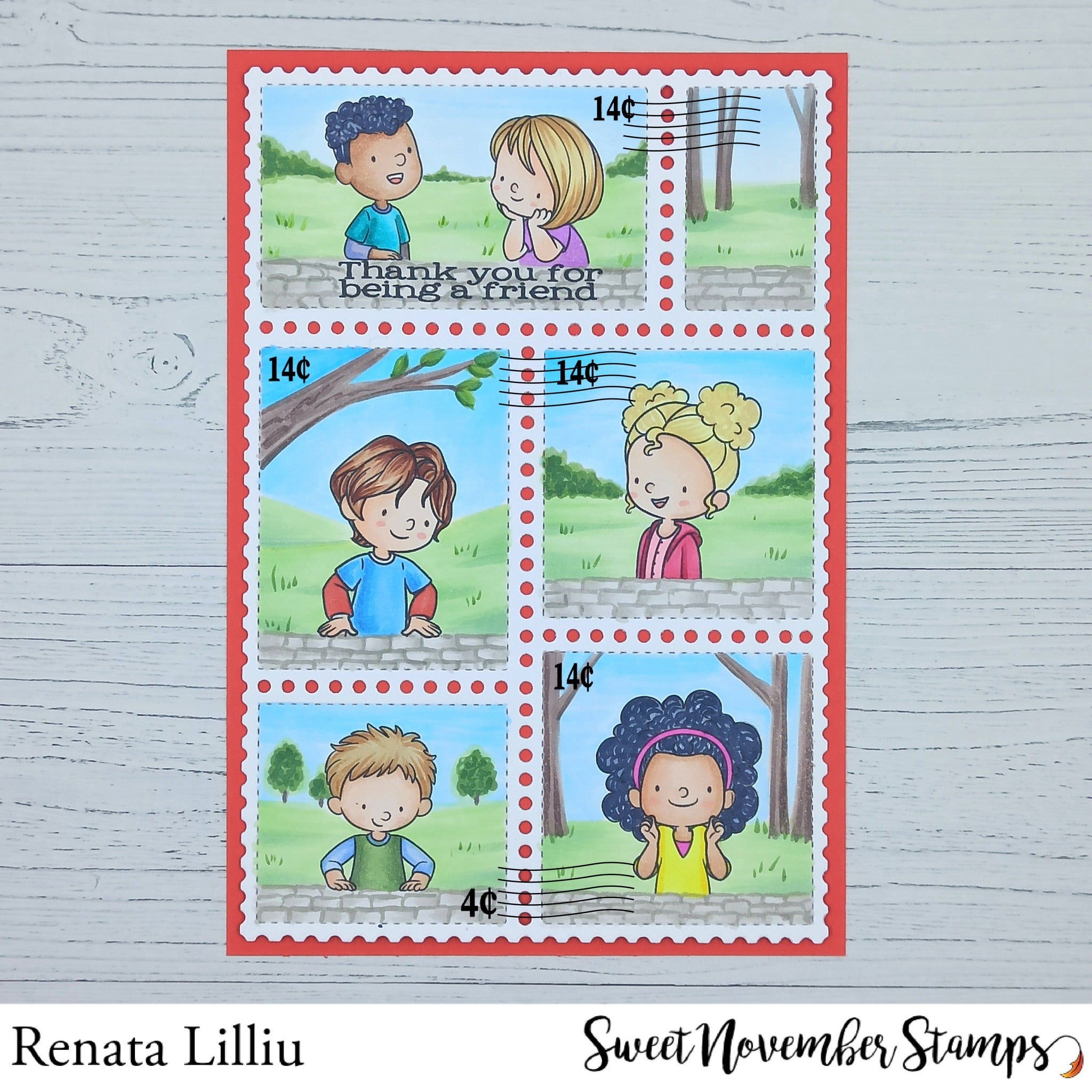 Clear Stamp Set - Postage Pals: Landscape