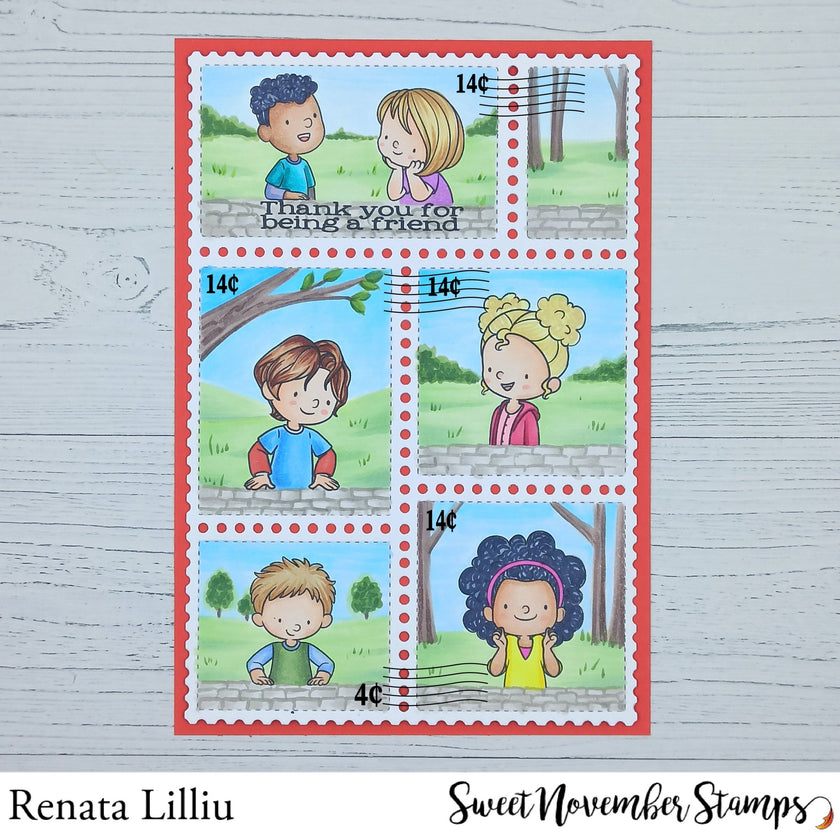 Clear Stamp Set - Postage Pals: Landscape