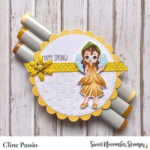 Clear Stamp Set - March Daffodil Fairy