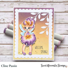 Load image into Gallery viewer, Clear Stamp Set - February Iris Fairy
