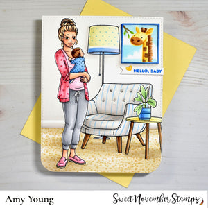 Clear Stamp Set - Simple Room Reading Nook Add-On