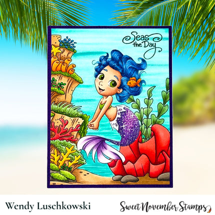 Digital Stamp - A Sea Full of Friends: Eviana