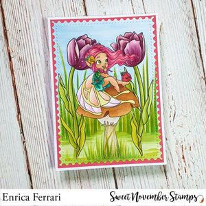 Digital Stamp - Faebruary Fairy: Delilah