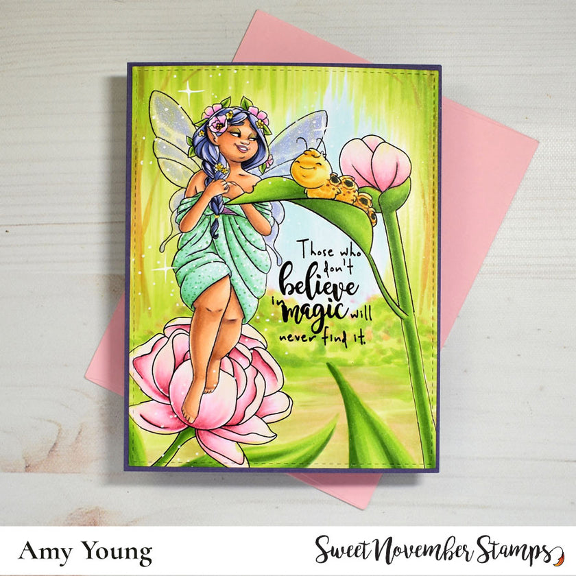 Digital Stamp - Faebruary Fairy: Blithe and Sprig