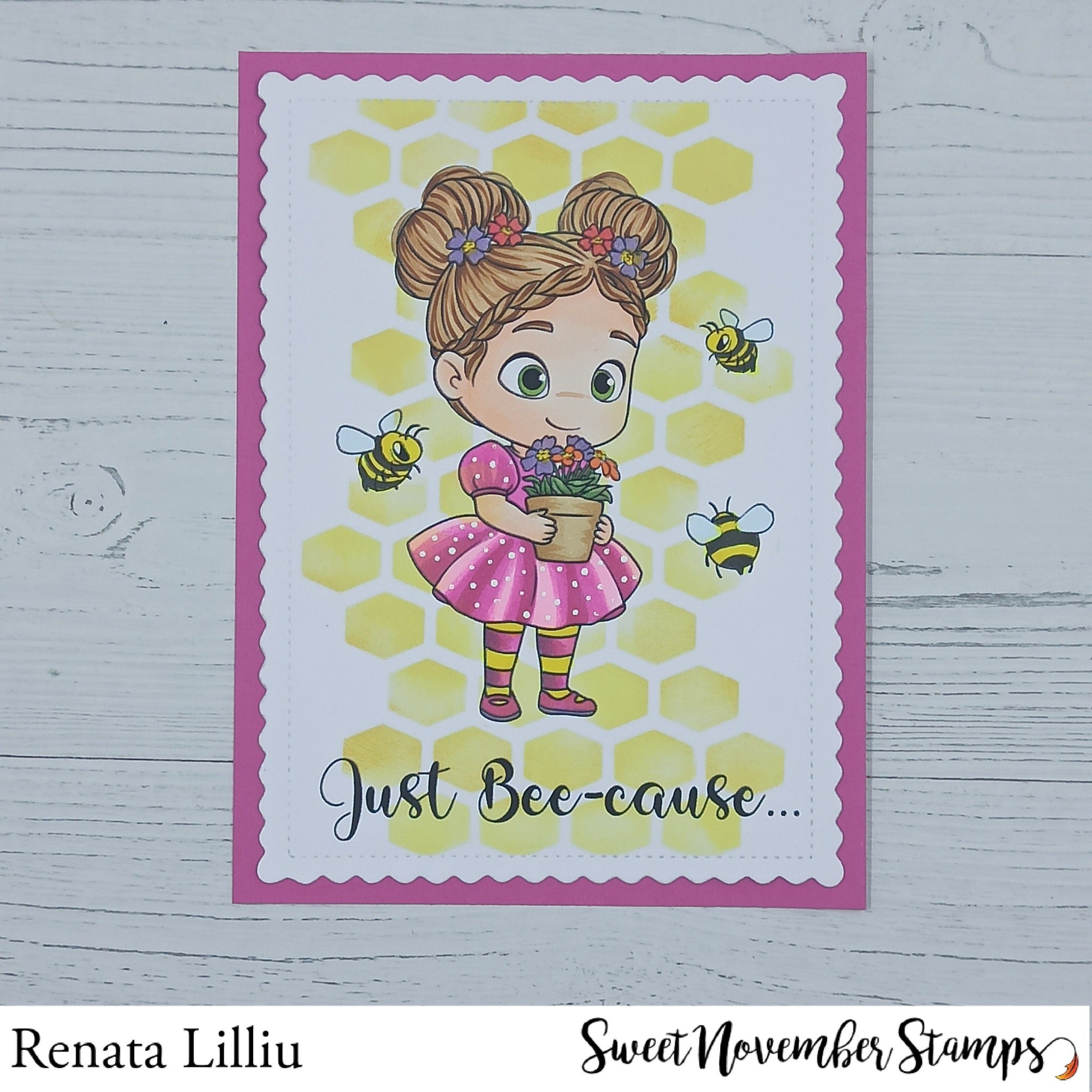 Clear Stamp Set - Flutterbee Beatrice