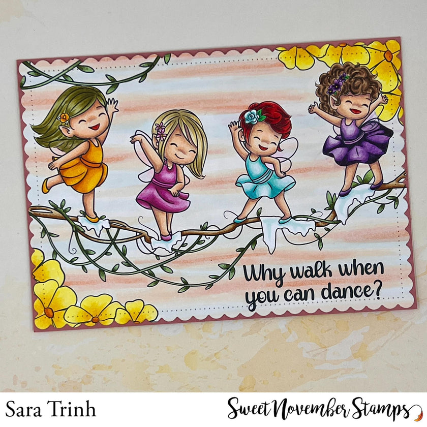 Clear Stamp Set - Fairwee Twirl