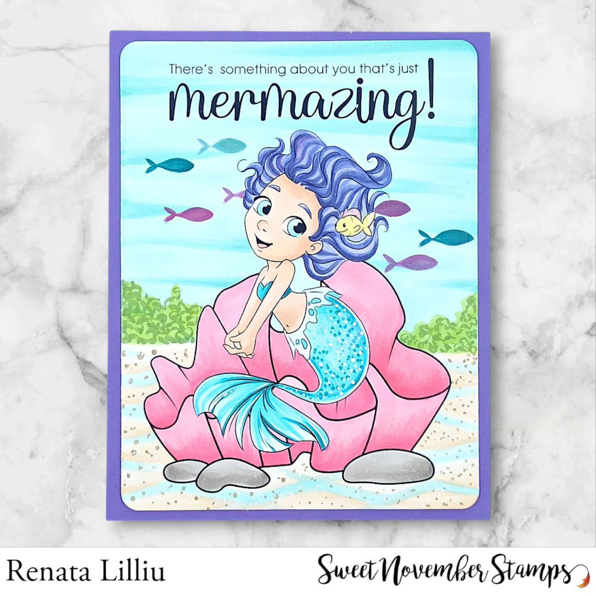 Digital Stamp - A Sea Full of Friends: Eviana