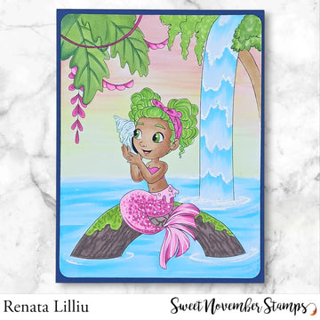 Digital Stamp - A Sea Full of Friends: Sealena