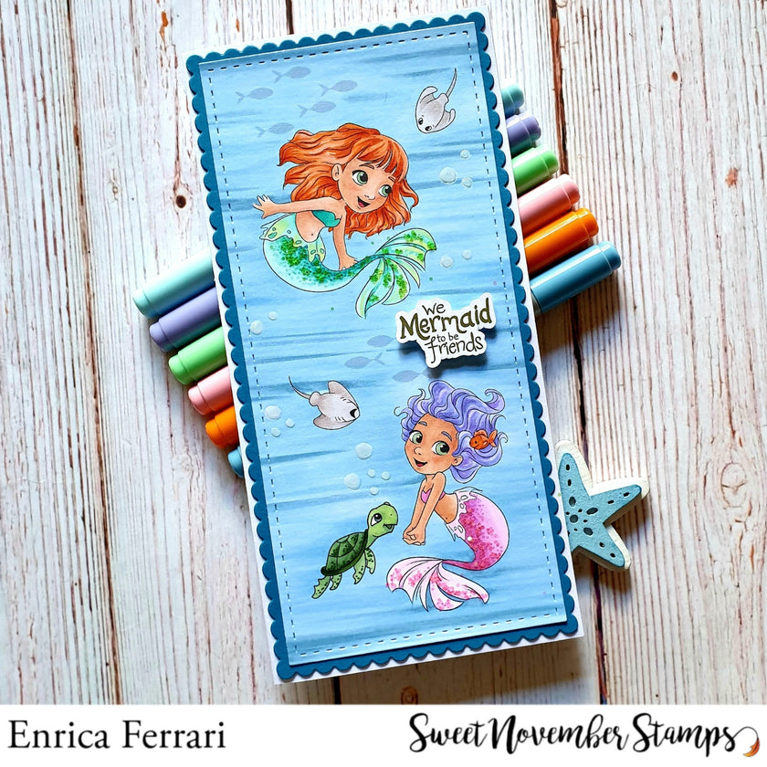 Digital Stamp - A Sea Full of Friends: Eviana