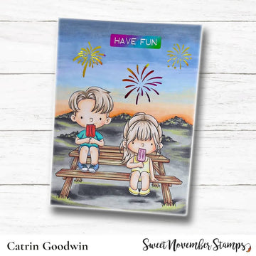 Digital Stamp - Summer Celebrations: Popsicles
