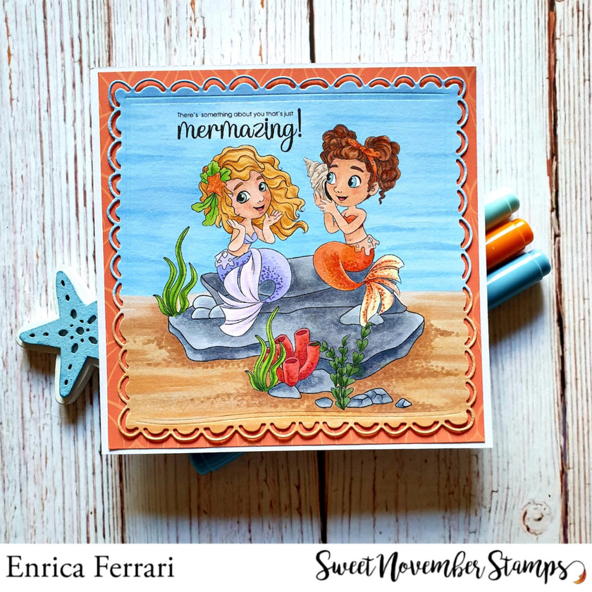 Digital Stamp - A Sea Full of Friends: Sealena