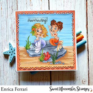 Digital Stamp - A Sea Full of Friends: Calliope