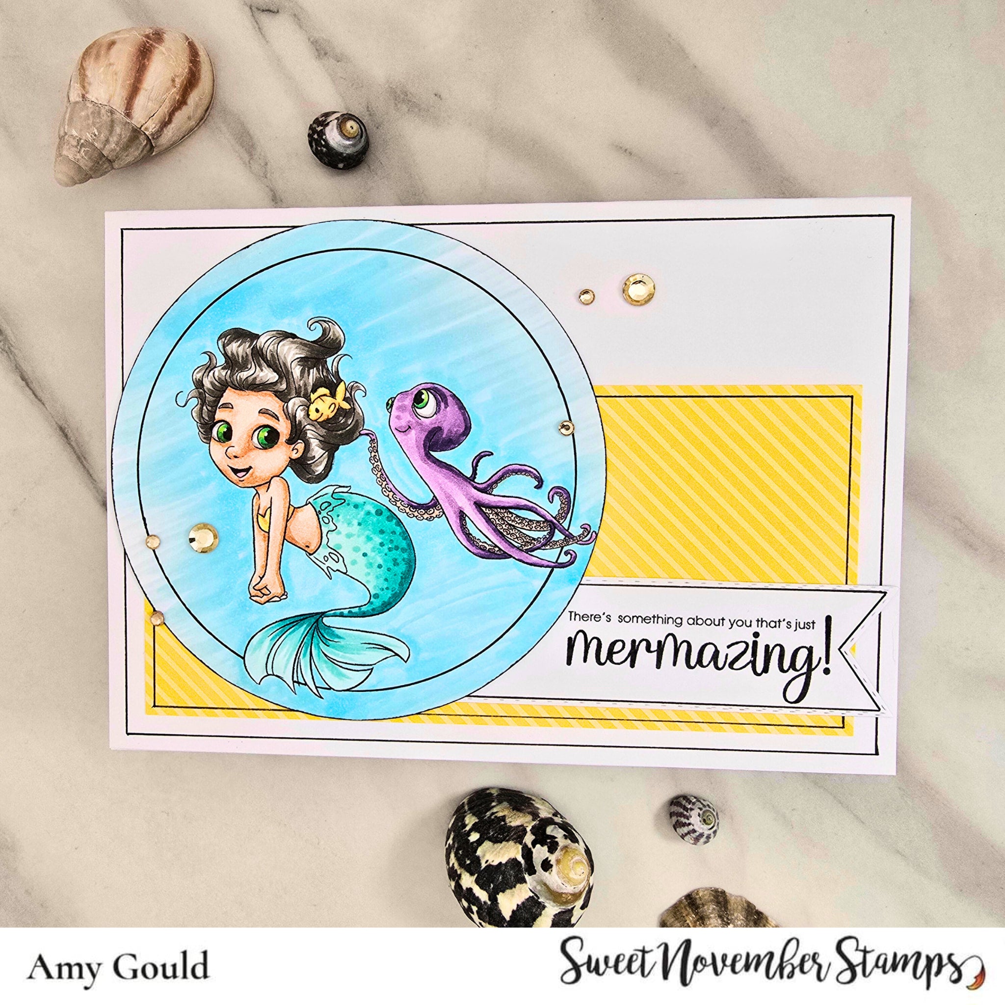 Digital Stamp - A Sea Full of Friends: Eviana