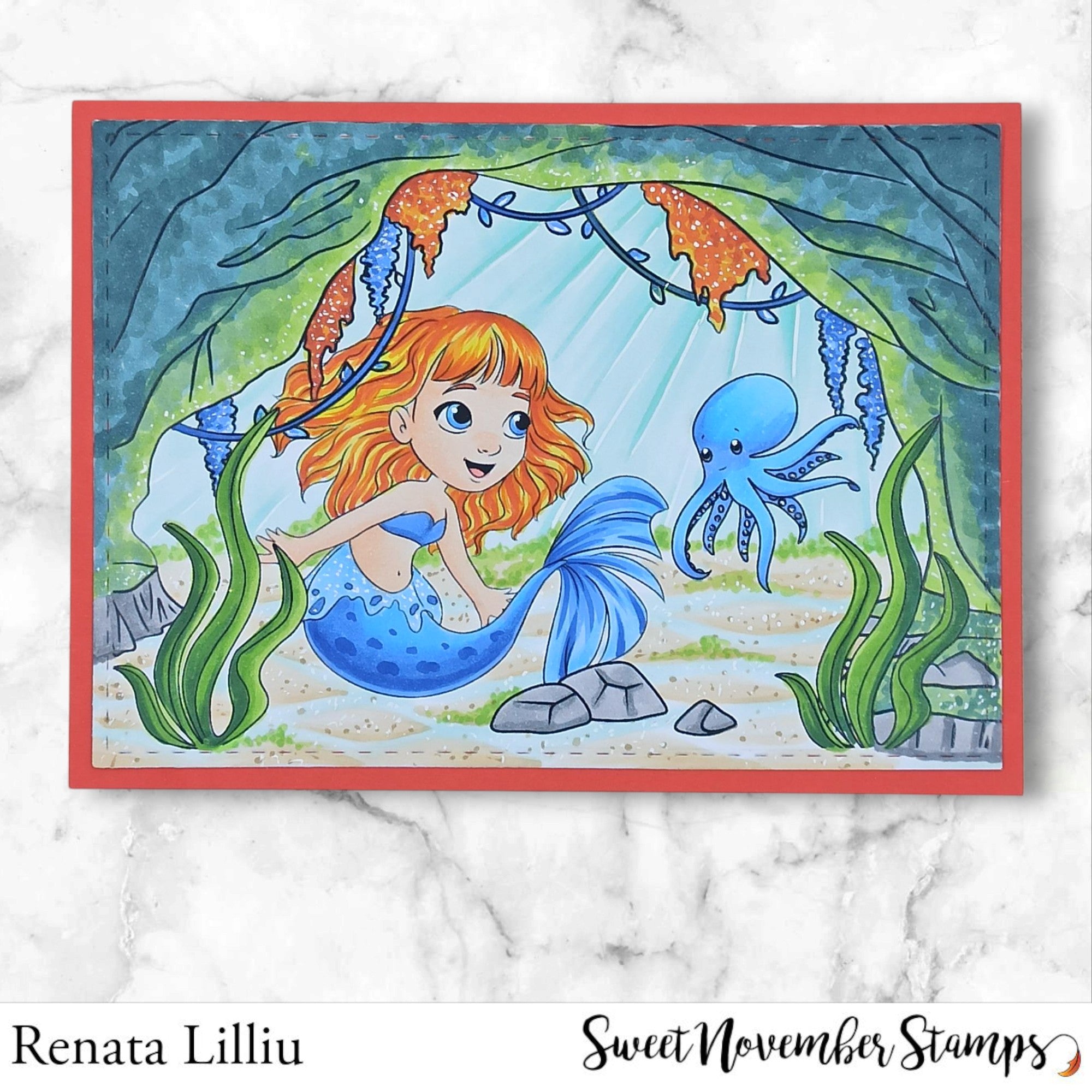 Digital Stamp - A Sea Full of Friends: Maris