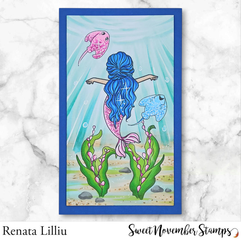 Clear Stamp Set - Background Builder: Kelp Bed