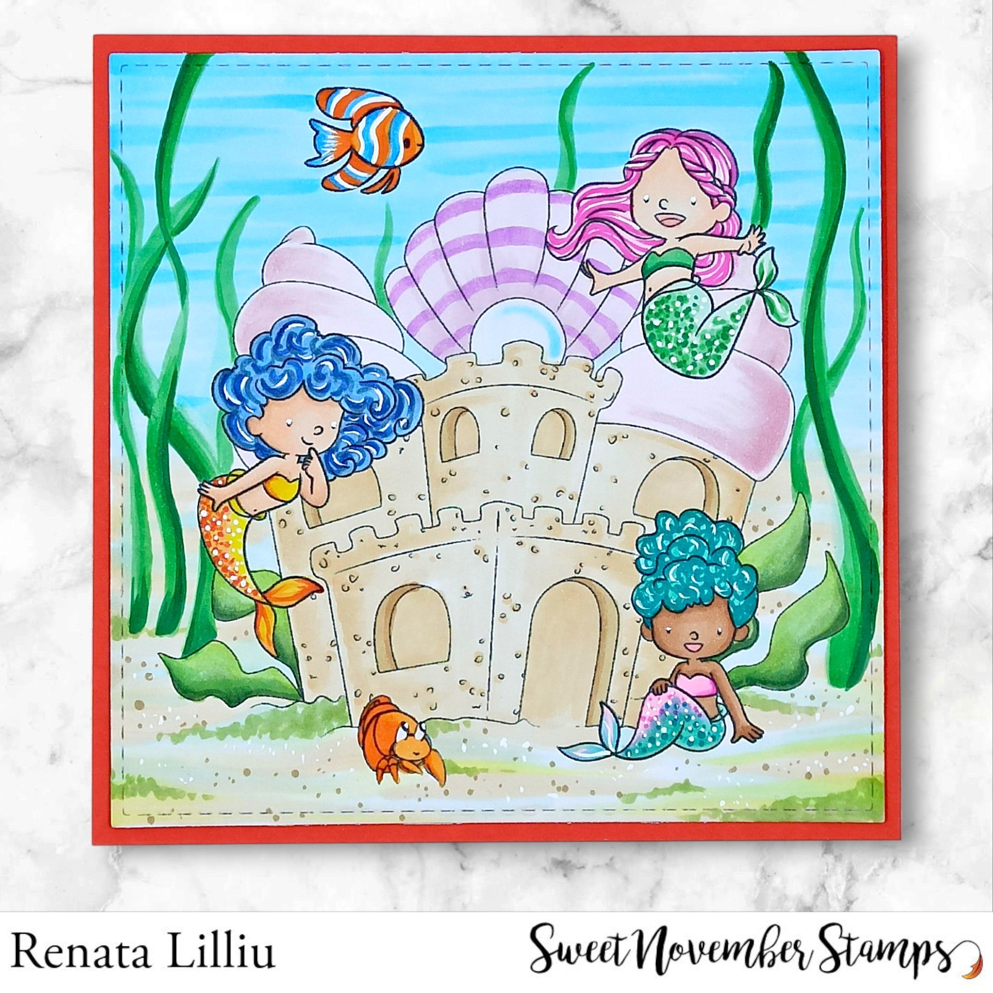 Clear Stamp Set - Mer Friends