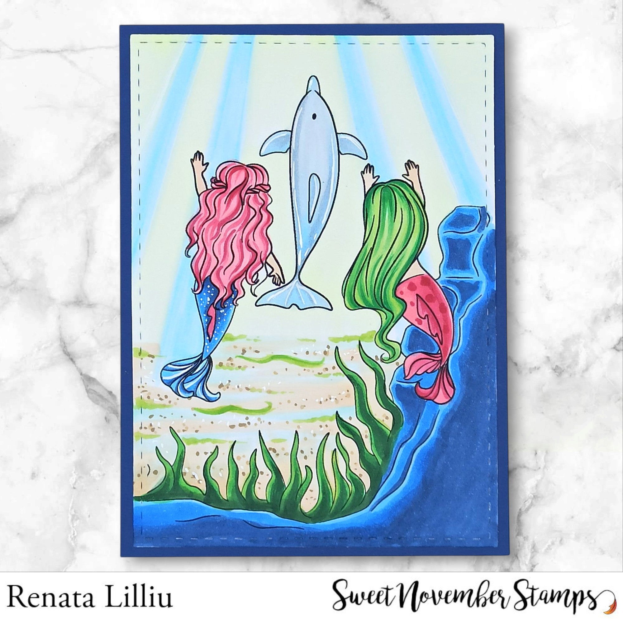 Clear Stamp Set - Background Builder: Kelp Bed