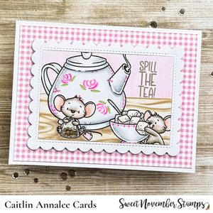 Clear Stamp Set - Spill the Tea