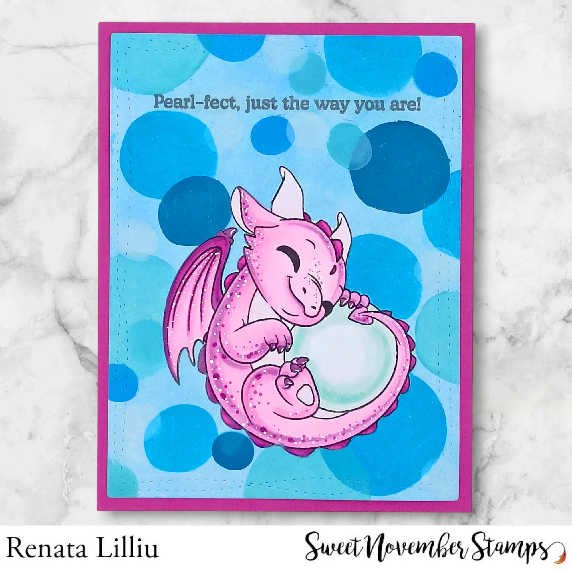 Clear Stamp Set - June Pearl Dragon