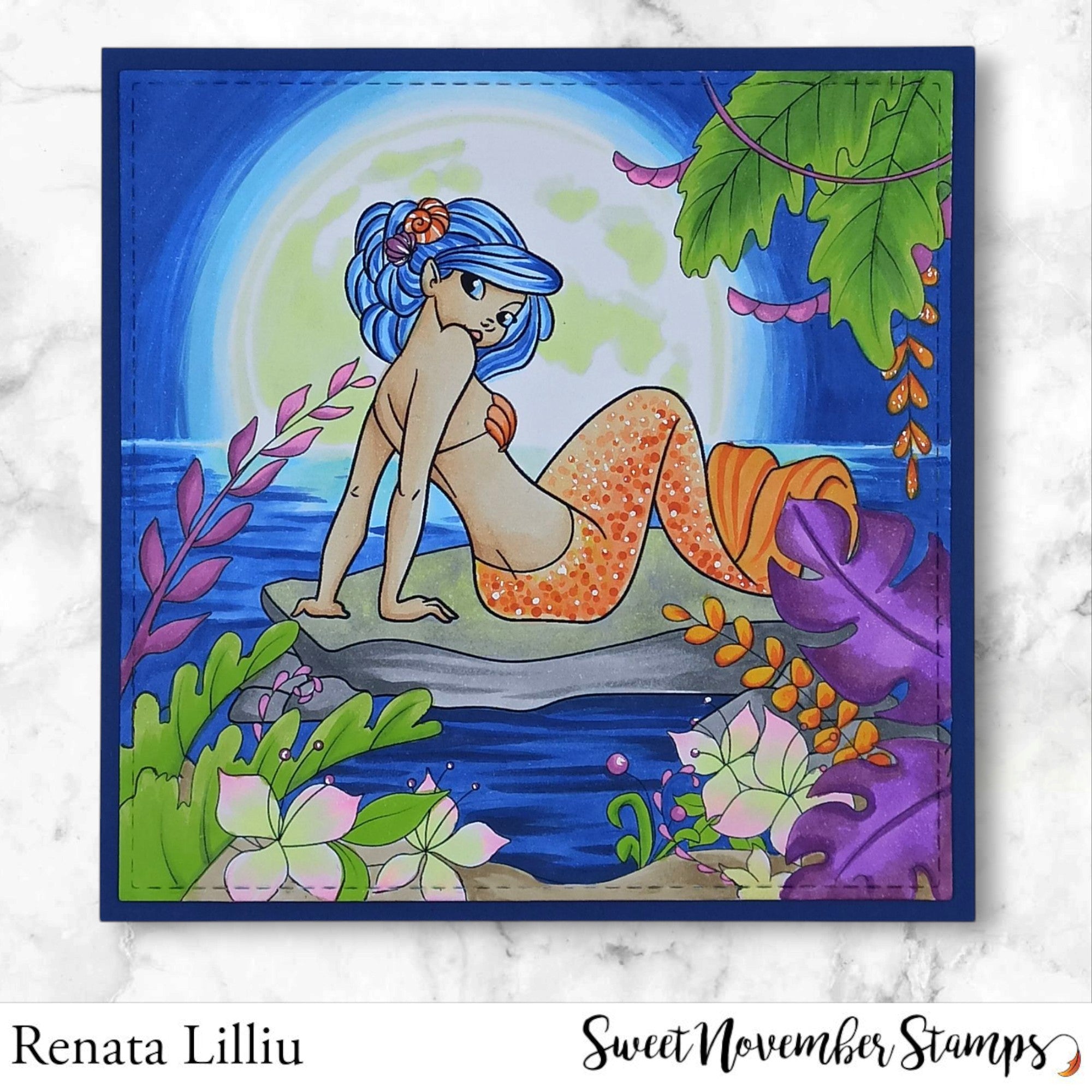 Clear Stamp Set - Lovely Mermees