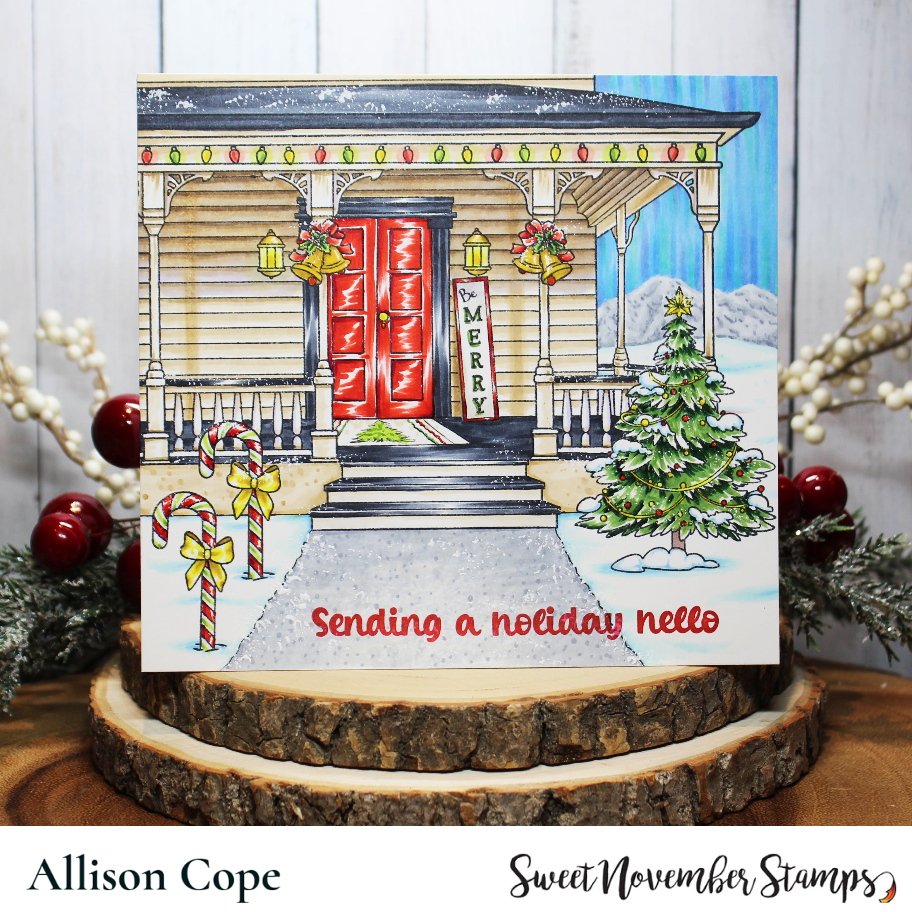 Clear Stamp Set - Front Porch Christmas Decor