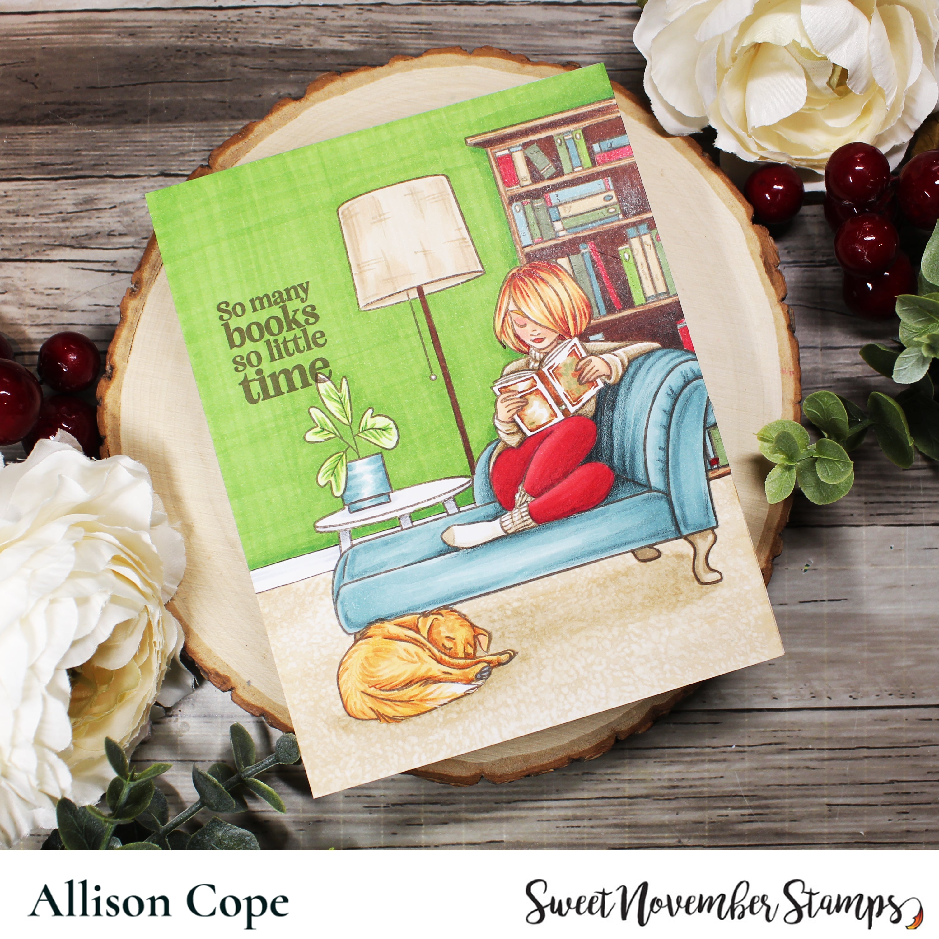 Clear Stamp Set - Simple Room Reading Nook Add-On