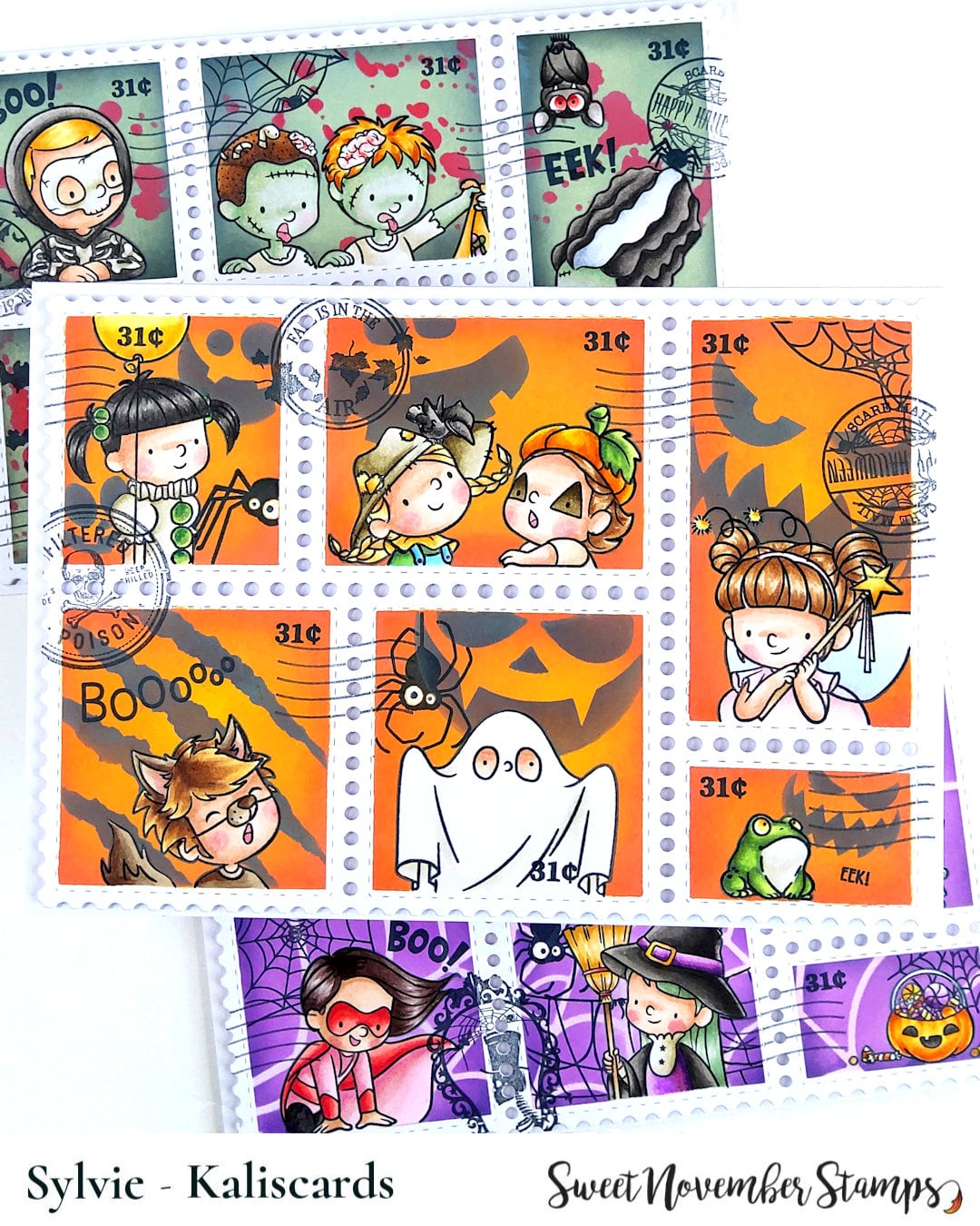 Clear Stamp Set - Halloween Postage Pals: Portrait