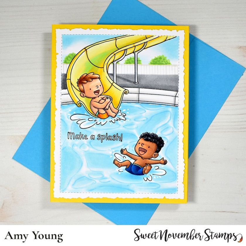 Clear Stamp Set - Water Park Party