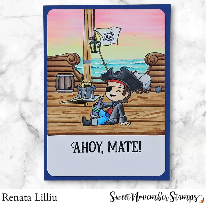 Clear Stamp Set - A Wee Bit of Piracy