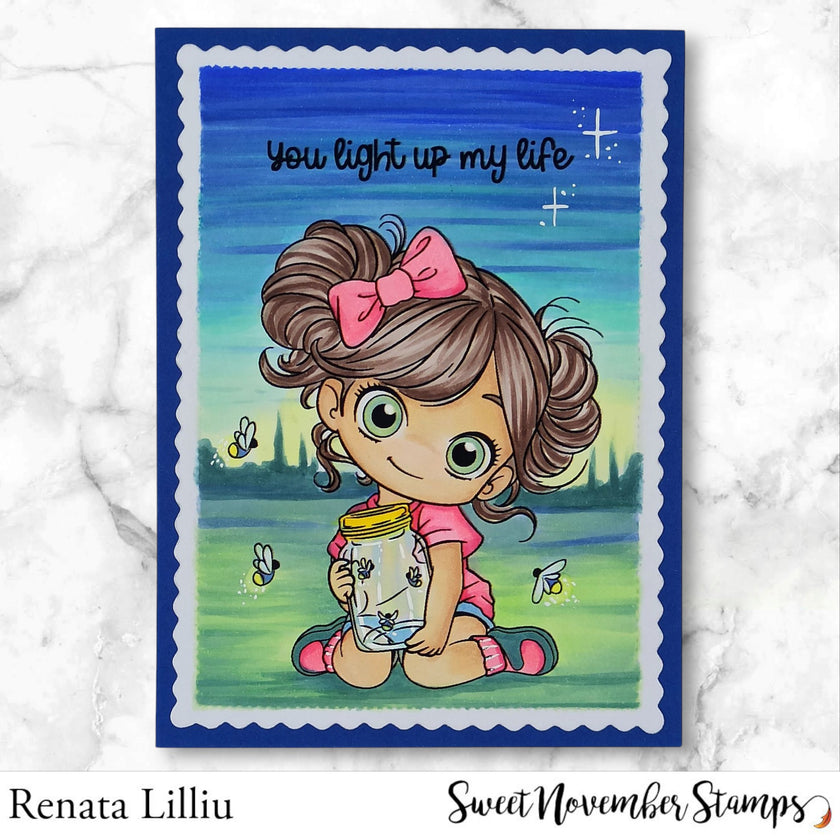 Clear Stamp Set - Flutterbee Kaylee