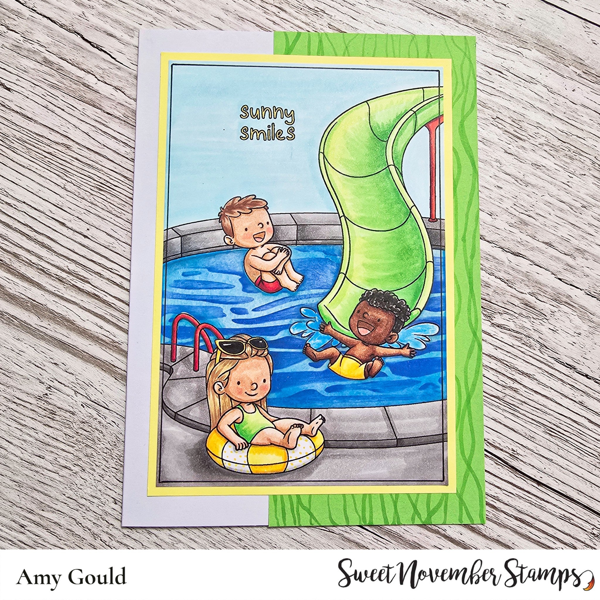 Clear Stamp Set - Water Park Party