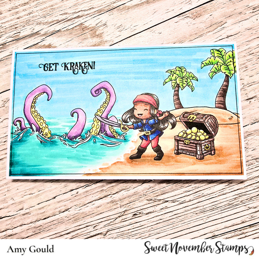 Clear Stamp Set - Background Builder: Yo Ho Ho