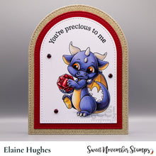 Load image into Gallery viewer, Clear Stamp Set - July Ruby Dragon
