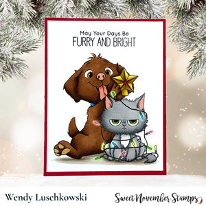 Digital Stamp - 1st Christmas: Scrappy and Sulky Christmas Trimmings