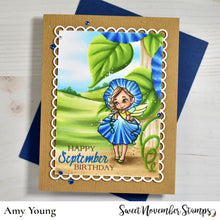 Load image into Gallery viewer, Clear Stamp Set - September Morning Glory Fairy
